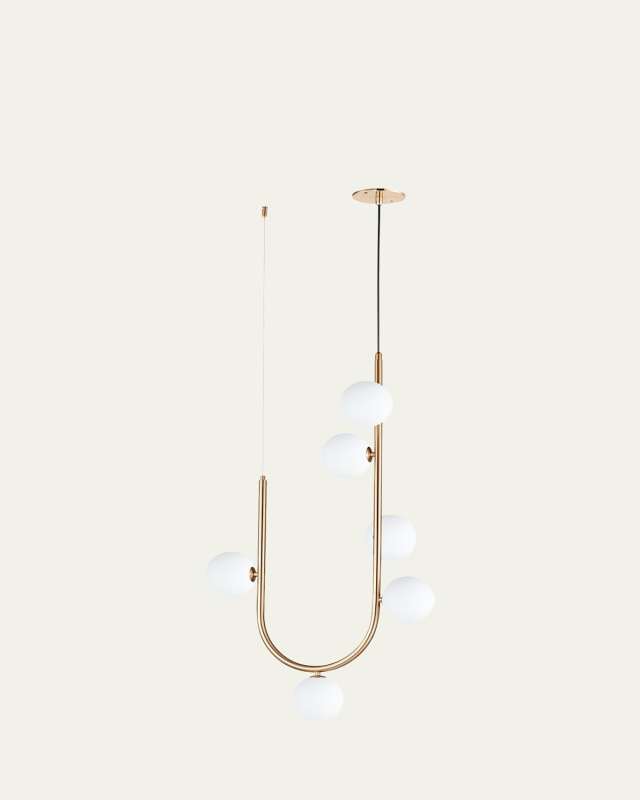 Nina Magon Design from Studio M Contour 6-Light Cord Hung Pendant 3000K